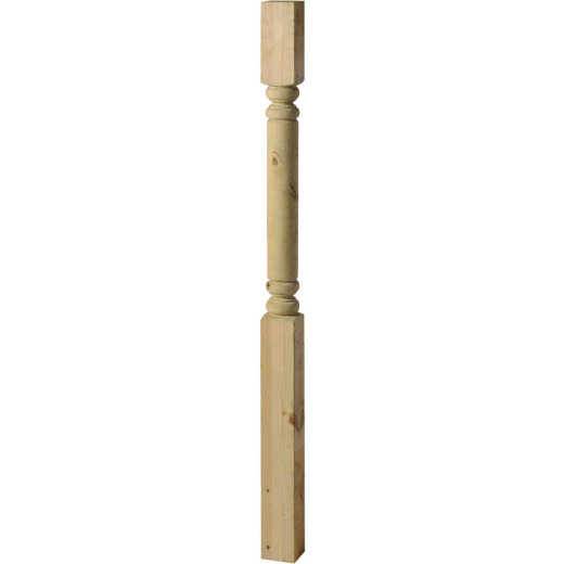 ProWood 4 In. x 4 In. x 54 In. Treated Wood Colonial Newel Post