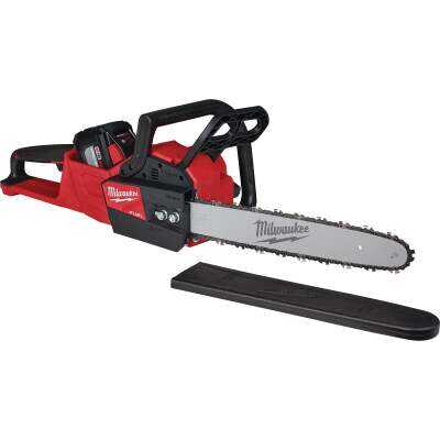 Milwaukee M18 FUEL Brushless 16 In. Cordless Chainsaw Kit with 12.0 Ah Battery & Charger