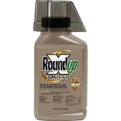 Roundup Extended Control 32 Oz. Concentrate Weed & Grass Killer Plus Weed Preventer